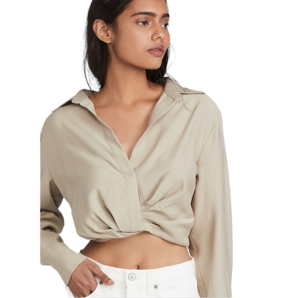 endless rose | Cropped Shirt Top Blouse